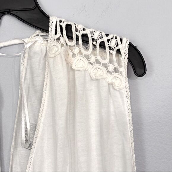 Converse | Women’s White Sleeveless Elastic Waist Swim Coverup Dress - Picture 6 of 16